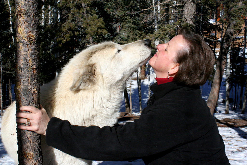 Rita gets a kiss...