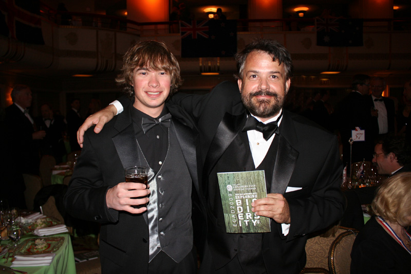 Brandon with our good friend and Fellow of the Explorers Club, Dr. H. Bruce Rinker