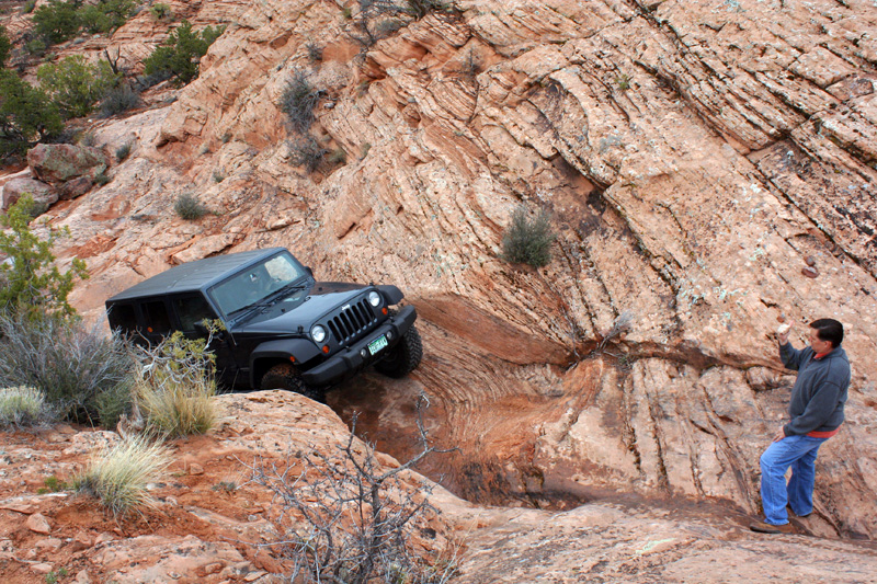 West Coyote Canyon crevice